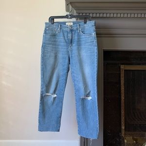 Madewell Petite High-Rise Slim Crop Boyjean 29P